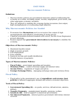 Macroeconomic Policies.docx